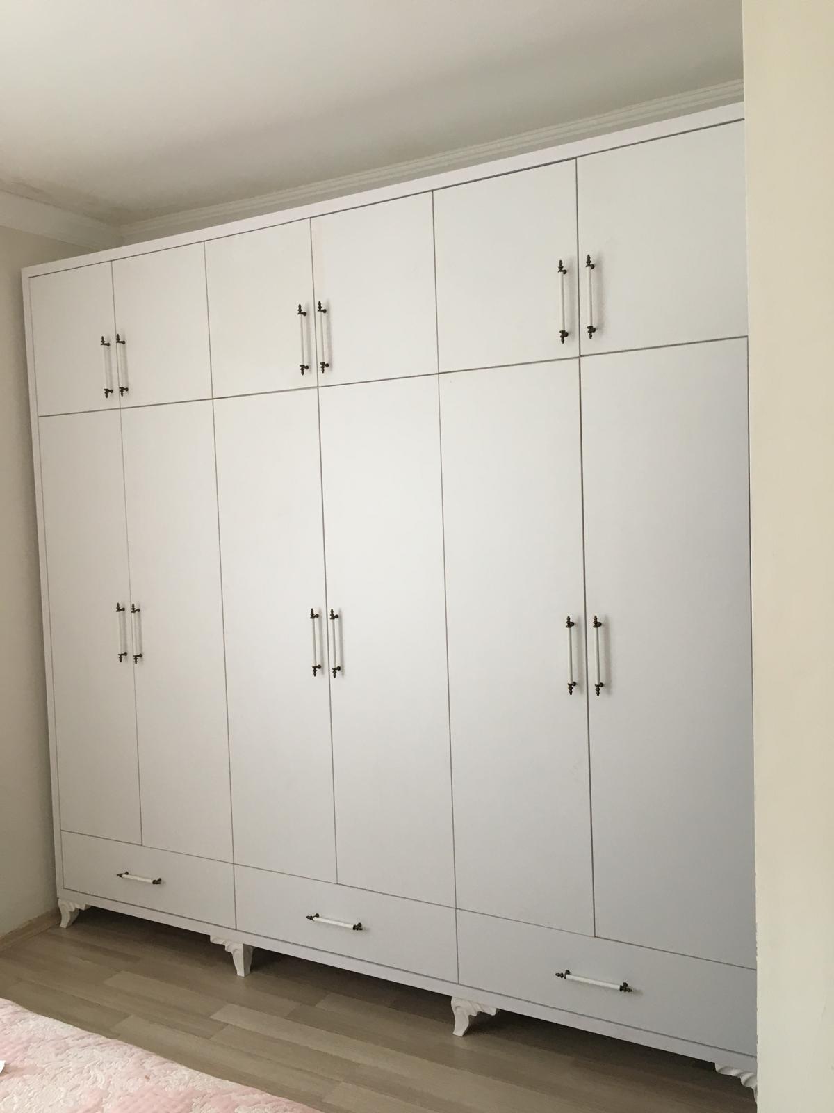 Home Minimalist beyaz gardırop – Lake Mutfak